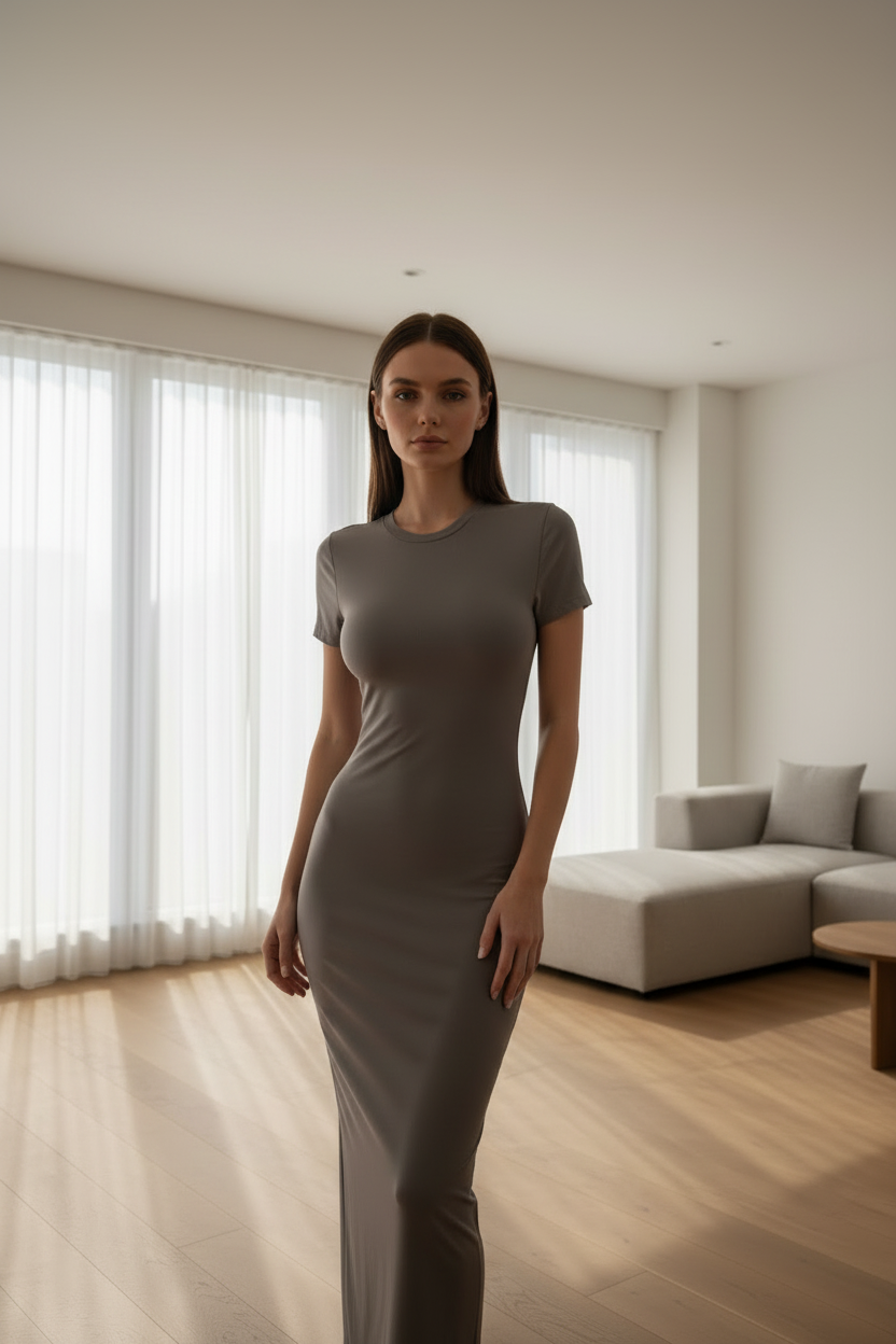 Abito t-shirt fit da donna