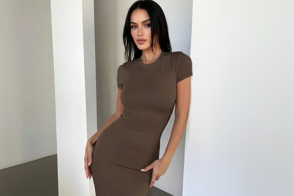 Abito t-shirt fit da donna