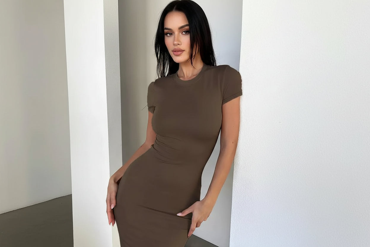 Abito t-shirt fit da donna