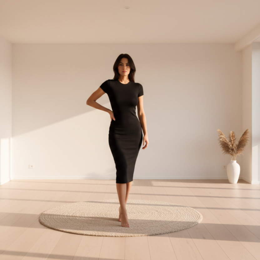 Abito t-shirt fit da donna